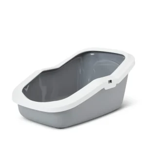 Online Kaufen SAVIC Katzentoilette Aseo mit Rand grau